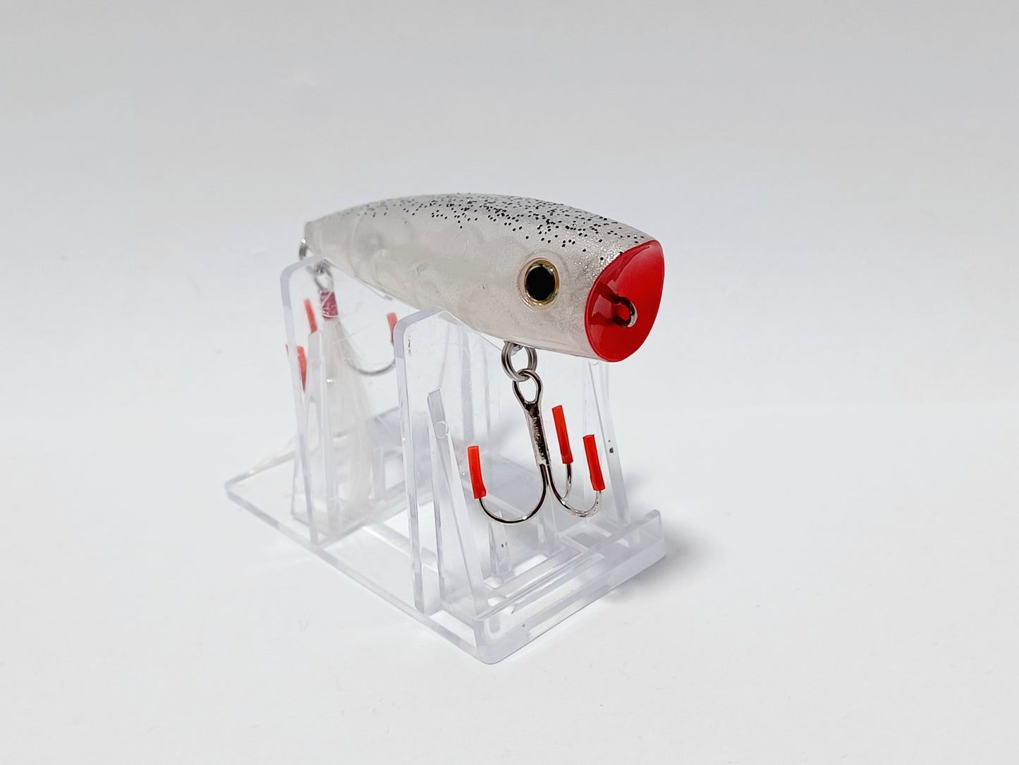 Custom POPPER silver shad topwater lure