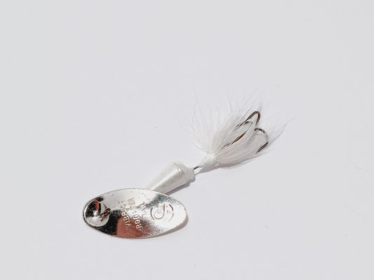 Vintage WORDENS Vibric Rooster tail lure 1/8oz all white