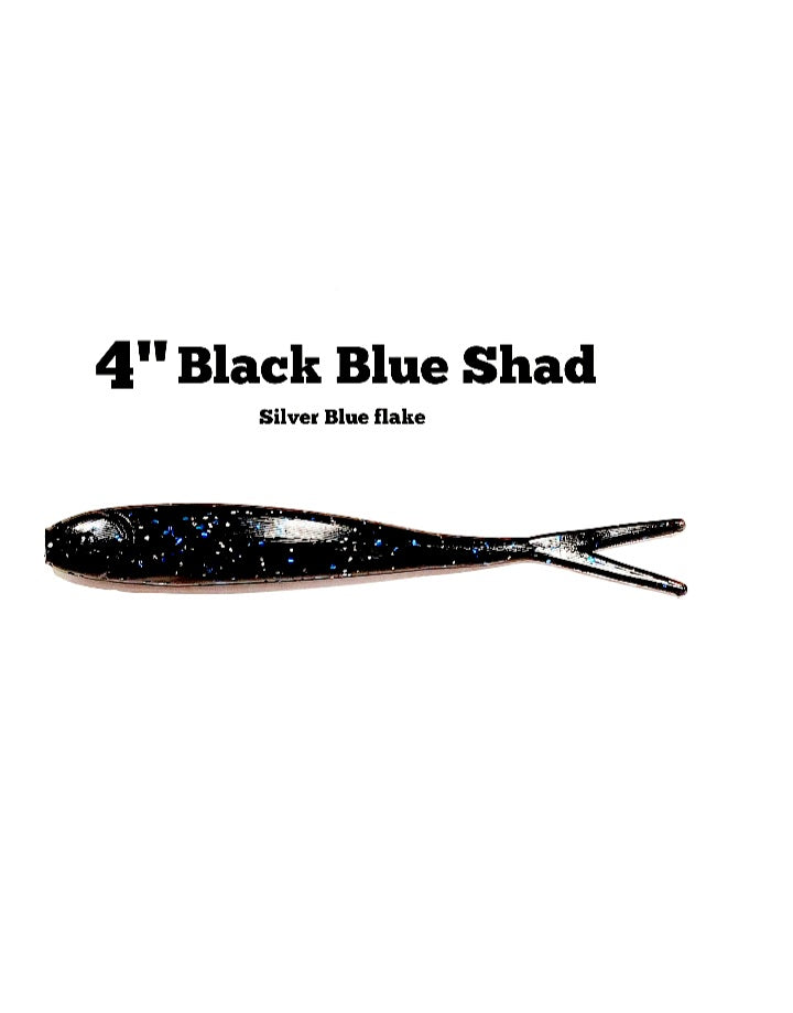 New! Minnow Madness (SIZE 4" inch bait) Great for Dropshot, Jerkbait and Swimbait set ups