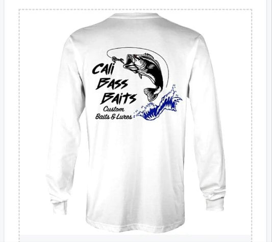 Cali Bass Baits logo t-shirt LONG SLEEVE (multiple sizes to choose from)