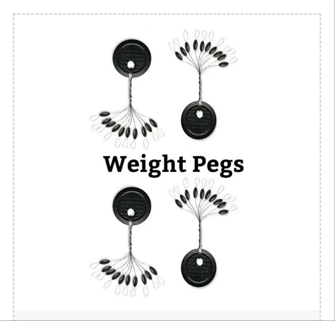 Weight Pegs Rubber Stoppers (Variety of sizes available)